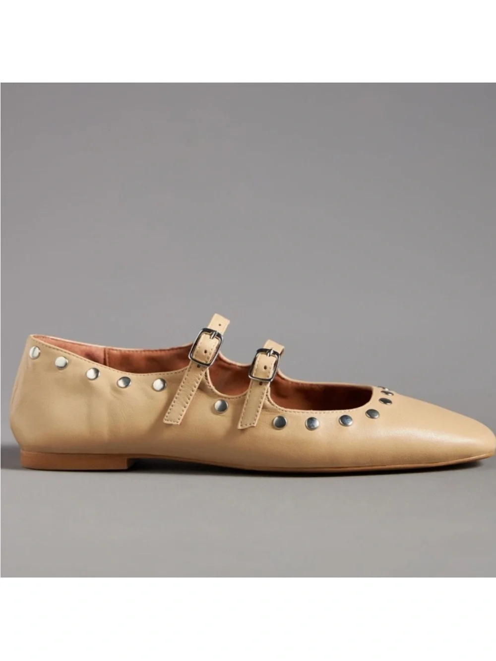 Anthropologie studded flats